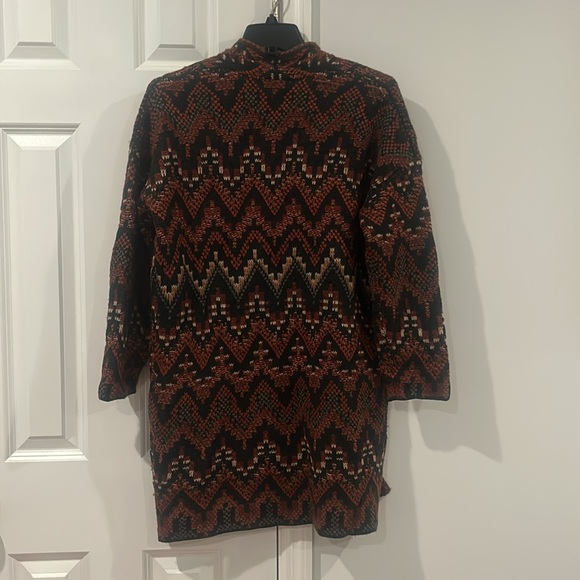 Lucky Brand Long Ikat Cardigan - Picture 3 of 6